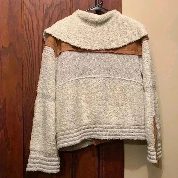 Free People Oatmeal Counting Sheep Jacket - Picture 5 of 8